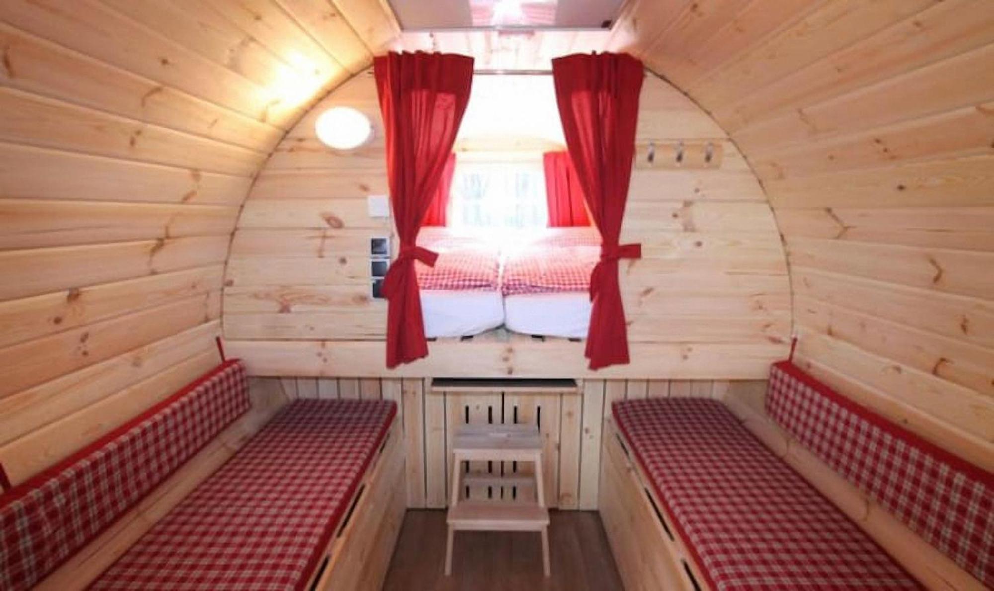 Ferienwohnung Holz-Wohnfass in München-Nymphenburg Exterior foto